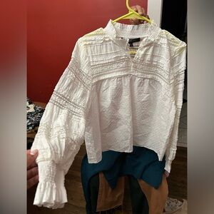 Lace White Marc New York Blouse
